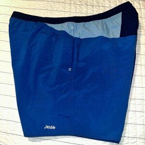 Vintage Hobie Nylon Swim Shorts Size Extra Large Blue